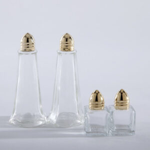 Salt & Pepper Set, Gold Top
