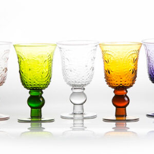 Lys Colored Wine Glass