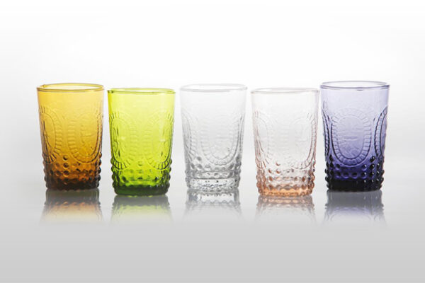Lys Colored Water Glass