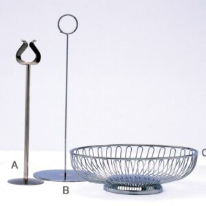 Table Number Stand & Bread Basket