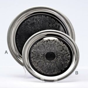 Round Mirror Finish Trays