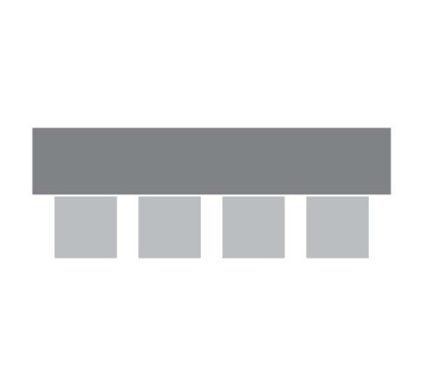 8' x 18" Conference Rectangular Table