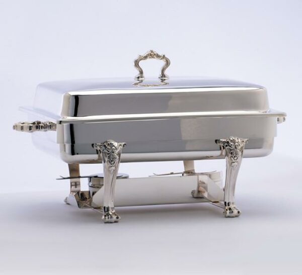 Silverplated Rectangle Chafer