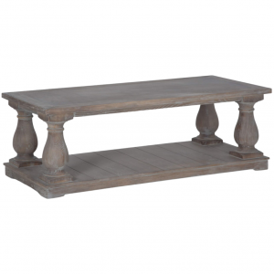 Balustrade Coffee Table, Gray
