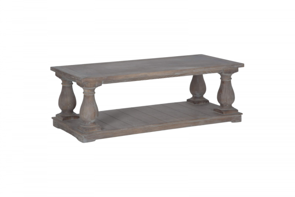 Balustrade Coffee Table, Gray