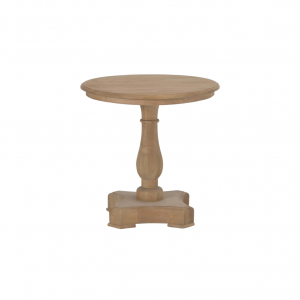 Balustrade End Table, Natural Oak
