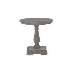 Balustrade End Table, Washed Gray