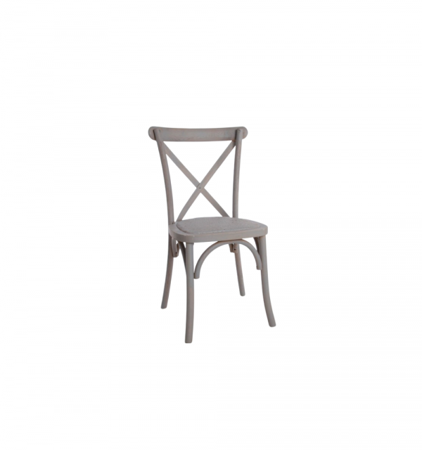 Crossback Chair, Antique Gray