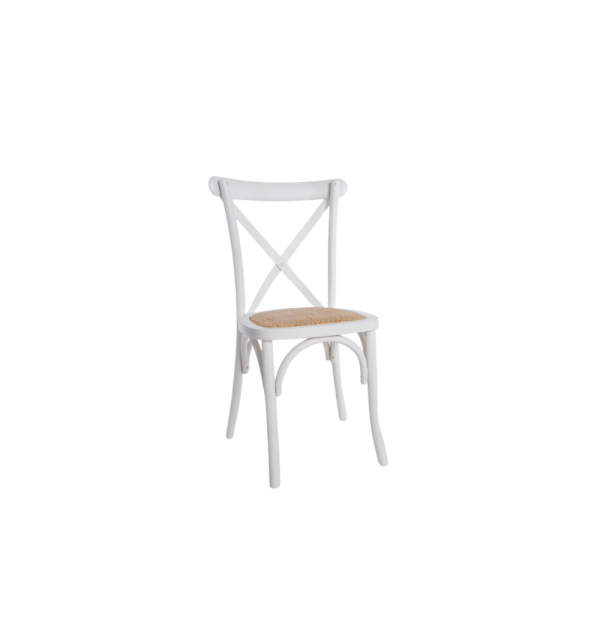 Crossback Chair, White