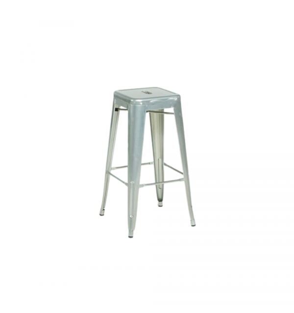 Helix Stool, Silver