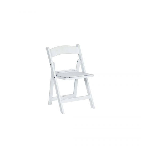 Children's Resin Folding Chair, White