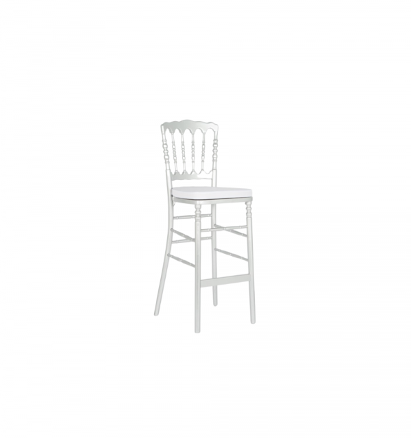 Napoleon Barstool, Silver