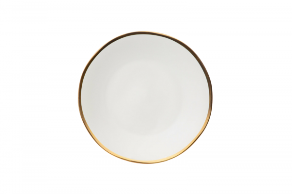 Parma Linen Gold Band, Service Plate