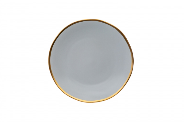Parma Smoke Gold Band, Service Plate
