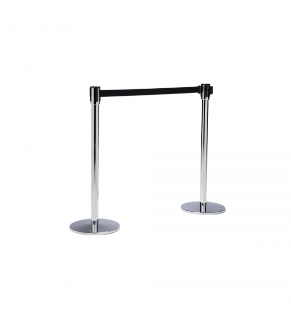 Retractable Chrome Stanchion