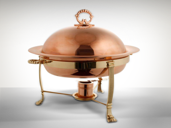 Rose Gold Round Chafer