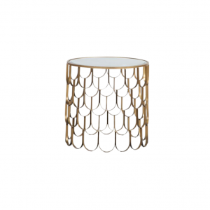 Scallop End Table, Large