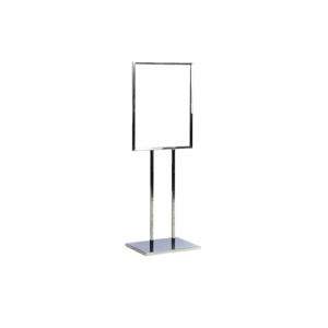 Sign Holder, Chrome