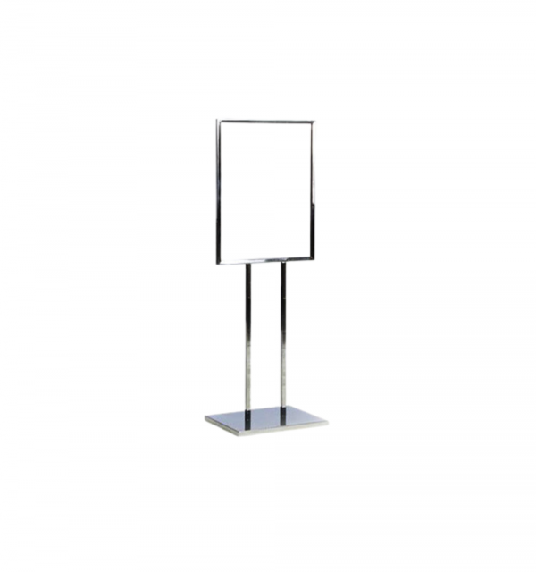 Sign Holder, Chrome