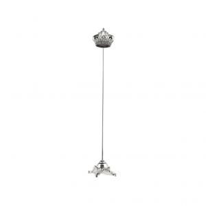 Silver Crown Table Number Stand