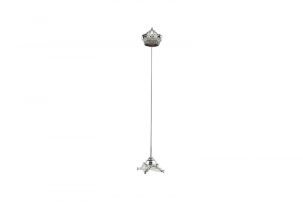 Silver Crown Table Number Stand