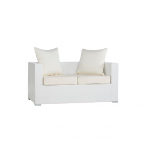 Vallarta Loveseat, White