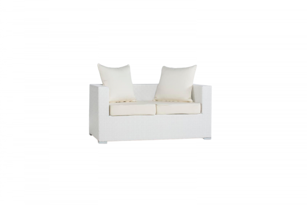 Vallarta Loveseat, White