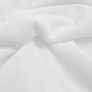 Velour White Drape