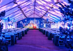 Show dining tent photograph