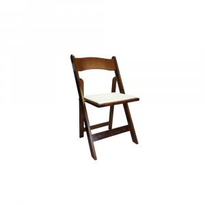 Wood Folding Chair, Fruitwood