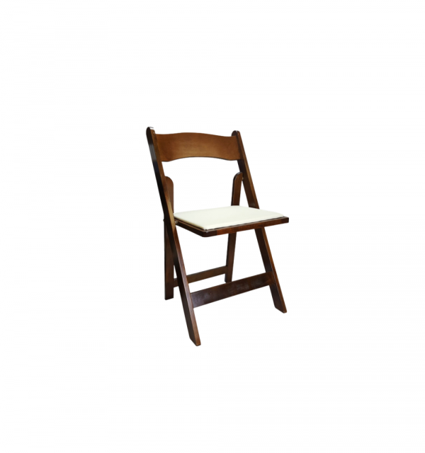 Wood Folding Chair, Fruitwood