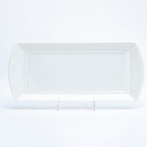 White Rectangle Platter, 5" x 12"