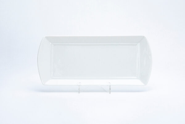 White Rectangle Platter, 5" x 12"