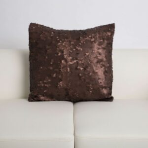 Paris Sequins Espresso Pillow