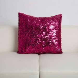 Paris Sequins Magenta Pillow