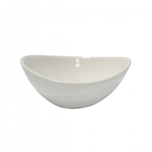 White Contour Bowl