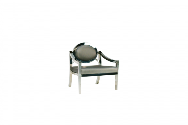 Edge Lounge Chair, Gun Metal