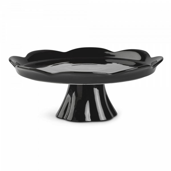 Black Ceramic Cake Stand