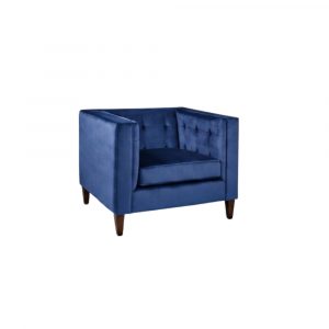 Charlotte Lounge Chair, Indigo