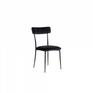Monroe Black Velvet Chair