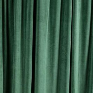 Hunter Green Velvet Drape