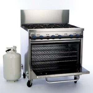 Oven with 6 Burner Stove