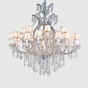 Crystal Clear Chandelier, Medium