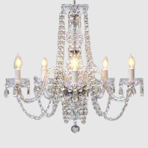 Crystal Clear Chandelier, XS Small
