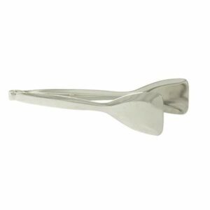 Silver Serving Flat Tongs 12"
