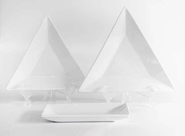 White Triangle Pattern