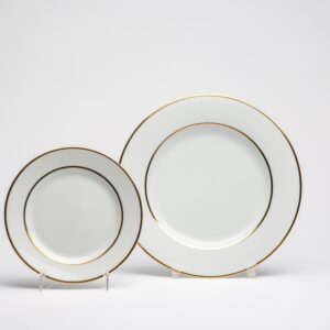 Double Gold Band, White