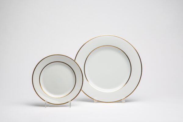 Double Gold Band, White