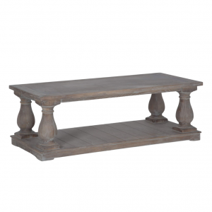 Balustrade Coffee Table, Gray