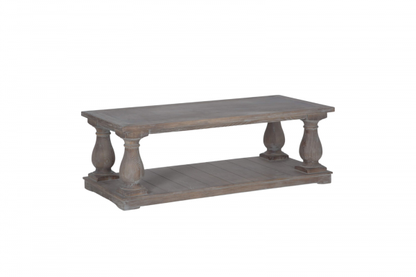 Balustrade Coffee Table, Gray